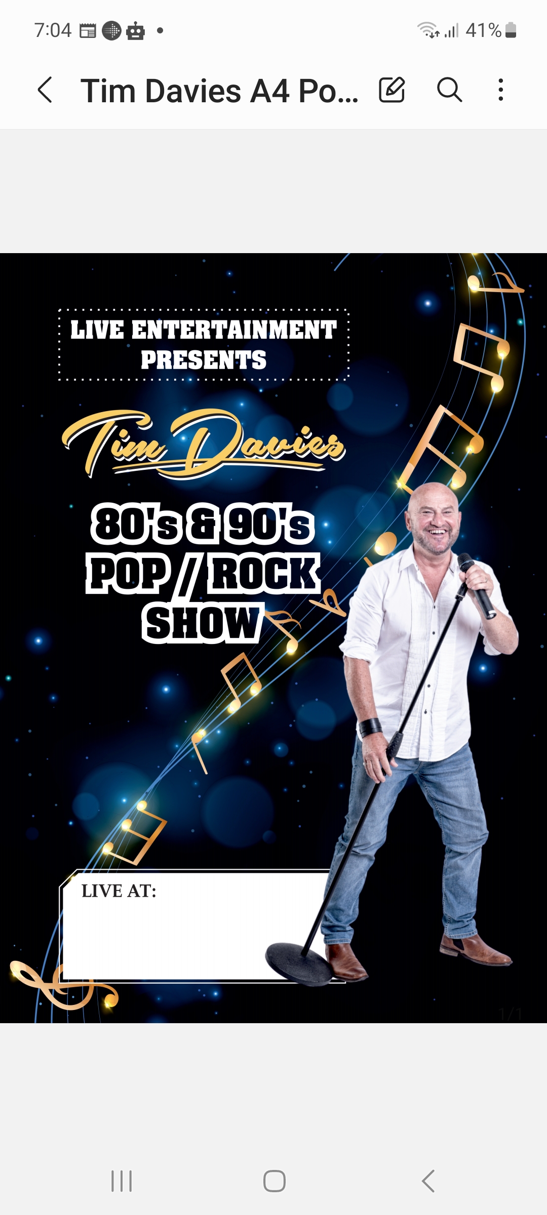 80's and 90's Pop Rock Show and Buble' Rat Pack Show