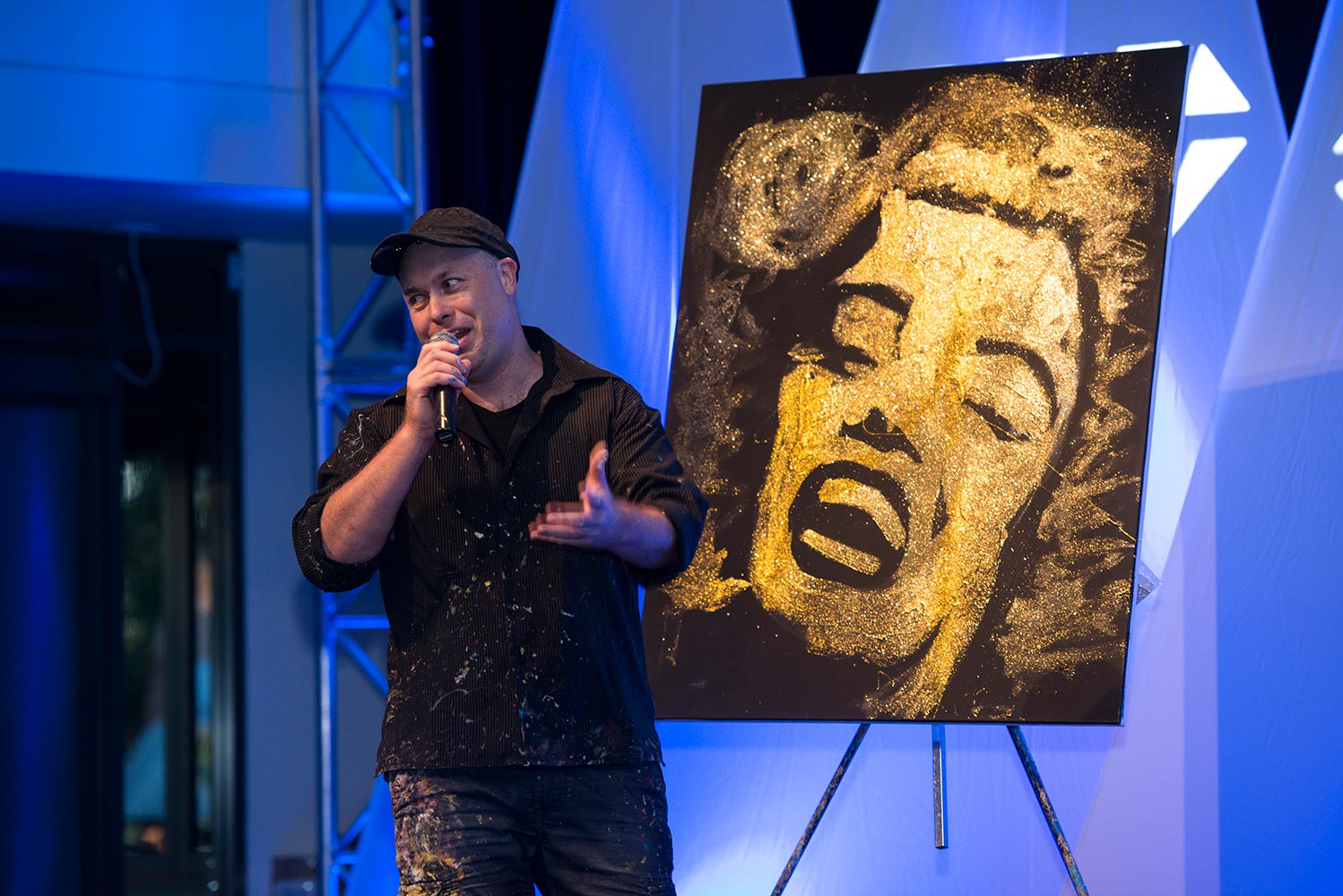 Brad Blaze - Speed Painter, Audience Interaction, Comedy