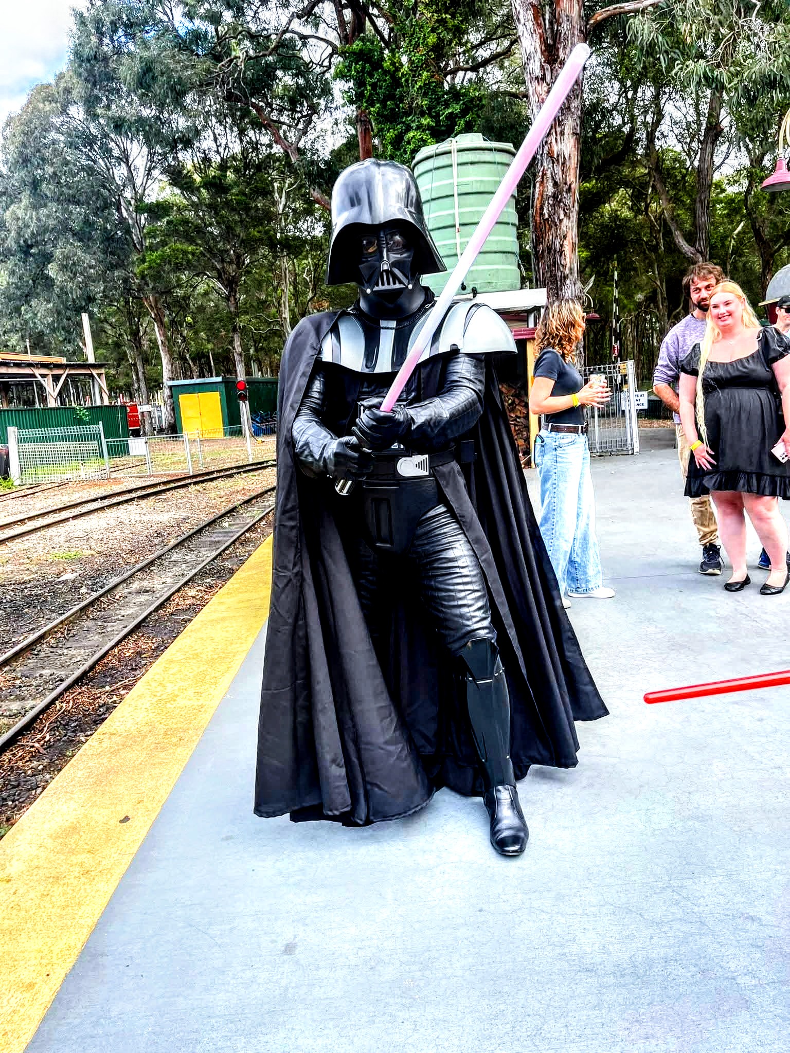 Darth Vader impersonator