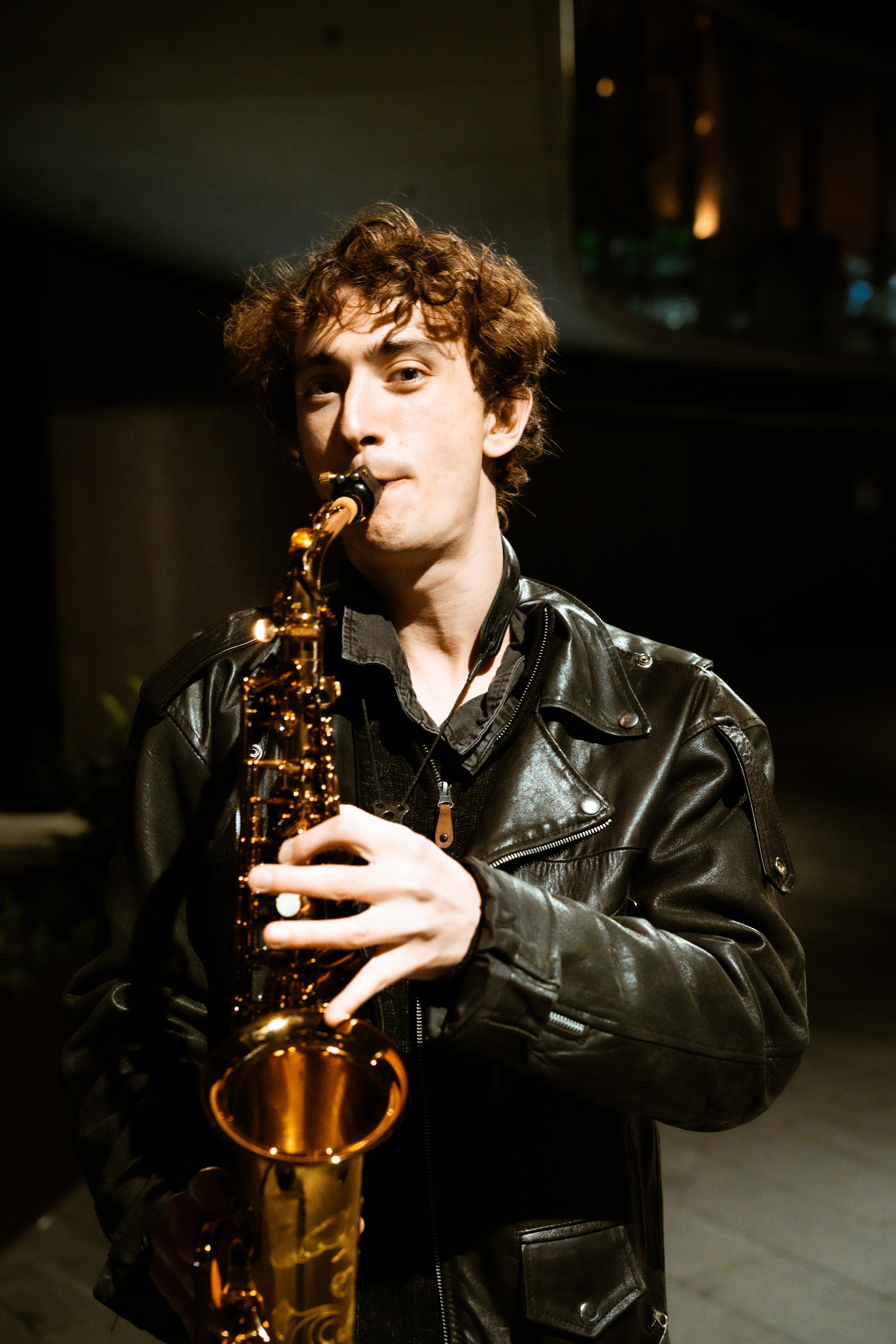 Saxophonist Landi