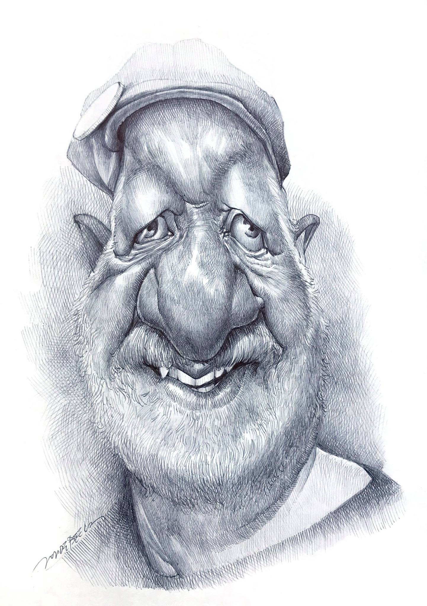 Terry Dunnett's Caricatures