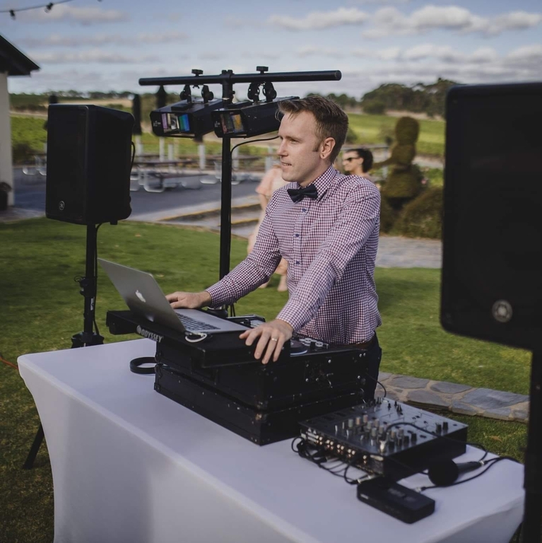 Chloe and Chris DJs