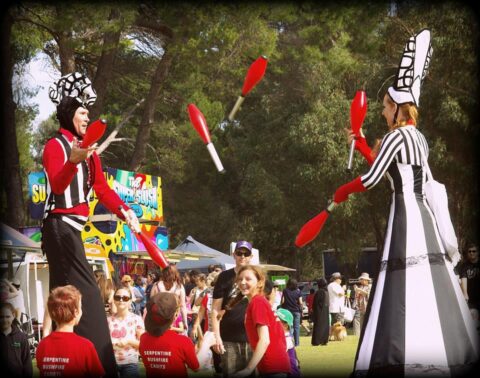 Cirque Carnival Stilt Walkers