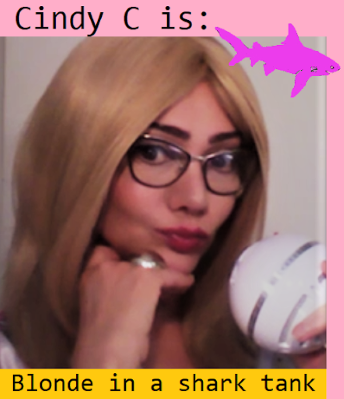 Blonde in a Shark Tank