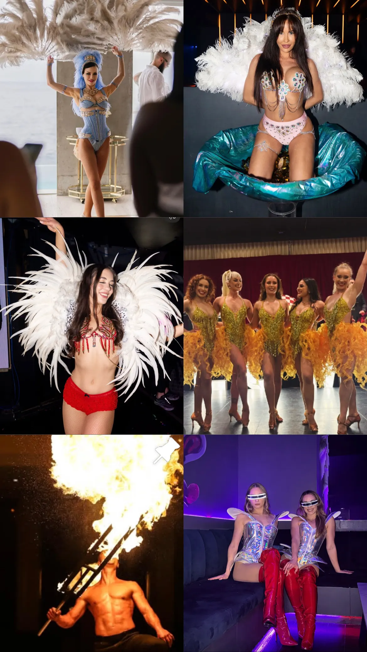 Dance entertainment & models + spectacular acts