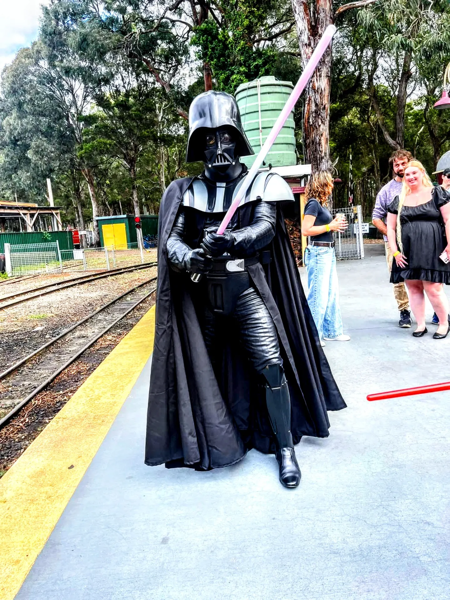 Darth Vader impersonator