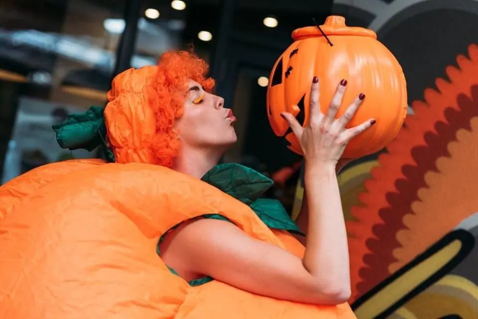 Roller Skating Pumpkins